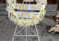 Printed Ribbon - Printed message on the ribbon attached to your floral tribute